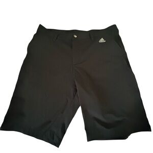 Adidas Black Athletic Compression Shorts with Stretch Fabric